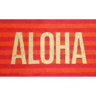 Gift Company Fussmatte, Aloha, Neon, Mehrfarbig