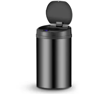 Juskys Sensor-Mülleimer 30 l Schwarz