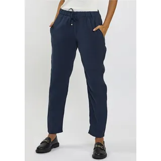 7/8-Hose FRESHLIONS, Damen, Gr. M, EURO-Größen, blau, 80% Modal, 20% Polyester, unifarben, lang, Hosen 7/8-Hose, im klassischen Design