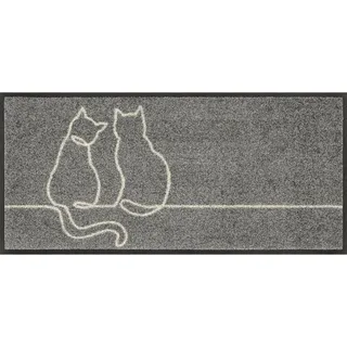 Wash+Dry Lovetails 35 x 75 cm Grau