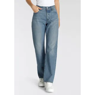 Weite Jeans LEVI'S "90'S 501" Gr. 30, Länge 30, blau (shape shifter) Damen Jeans Weite 501 Collection