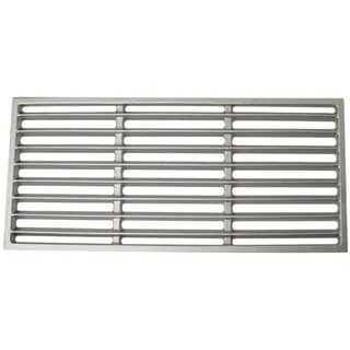 SANTOS Guss-Grillrost - Grillrost Edelstahlguss S-401, S-418, S-518-18,8x43cm - Gasgrill-Ersatz-Grillgitter aus gegossenem Edelstahl