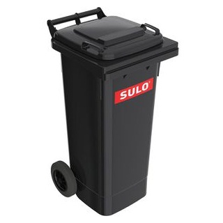 Sulo MGB Mülltonne Kunststoff grau mit Rädern 80 L