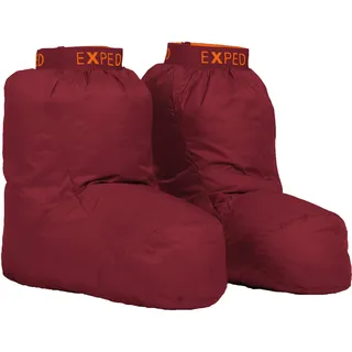 Exped Down Biwacksocken Hüttenschuhe rot Größe 40 Hochtour | Expedition Wasserabweisend
