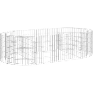 vidaXL Gabionen-Hochbeet 200 x 100 x 50 cm