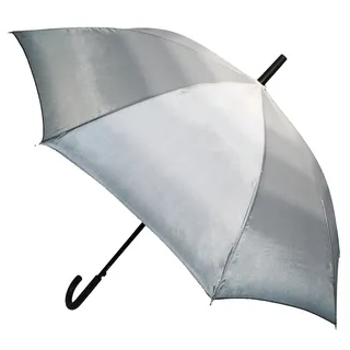 alles-meine.de GmbH großer XL Regenschirm - Automatik - einfarbig grau - Töne/Batik - Regenbogen - ø 110 cm - Schirm - Stockschirm für - Damen - Frauen & Herren/Erwachsen..