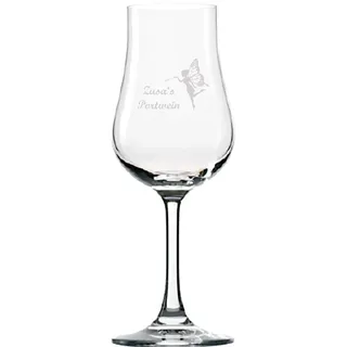 Grappa- Edelbrand- Destillate- Portwein- Spirituosen-Glas mit Ihrer ganz persönlichen Gravur - Name Motiv Text komplett personalisiert, Glas: :Portwein