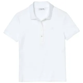 Lacoste Poloshirt Poloshirt Core Collection Kurzarmshirt mit (1-tlg., 1) weiß 44