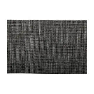 ASA SELECTION Platzset PVC Placemats Schwarz / Silber 33 x 46 cm schwarz