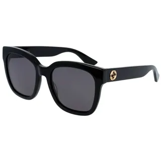 Gucci Gg0034sn-001 54/20/140 Damen-sonnenbrille - Black - Flock/CAT3