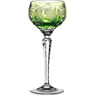 Nachtmann Weinglas mit Schliffdekoration, 230 ml, grün, Traube, 35953, Römerglas aus Bleikristall, spülmaschinenfest, Made in Germany