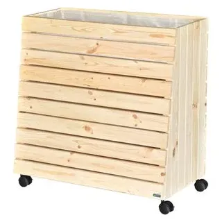Wagner-System GreenFamily Hochbeet GreenBox L 79 x 43 x 80 cm Natur
