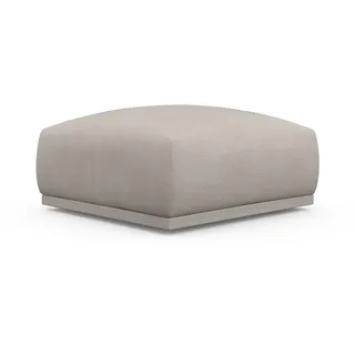 Hocker TRENDMANUFAKTUR "Braga, mit hochwertigem Kaltschaum, quadratisch, in Cord erhältlich", grau (dove), B:85cm H:42cm T:85cm, 100% Polyester, Hocker, moderner Polsterhocker, 85/42/85 cm (B/H/T)