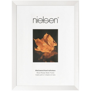 Nielsen Bilderrahmen, Weiß, Holz, rechteckig, 40x50 cm, Bilderrahmen, Bilderrahmen