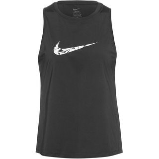 Nike ONE SWSH HBR Funktionstank Damen in black-white, Größe XS - schwarz