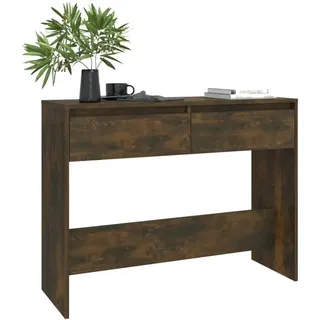 vidaXL Räuchereiche Konsolentisch 100x35x76,5 cm braun