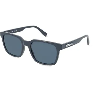 Lacoste L6028S Unisex-Sonnenbrille Vollrand Quadratisch Acetat Spritzguss-Gestell, blau