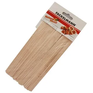 Fackelmann Schaschlikspieße 20 cm 100 Stück Holz