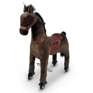 TPFLiving Reittier Pferd Kiara dunkelbraun Größe M