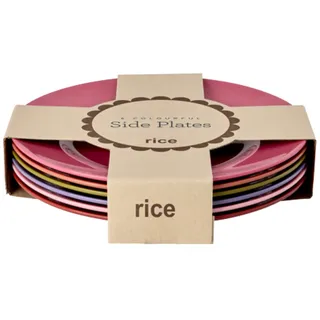 Rice Essteller 25 cm mehrfarbig 6er Set