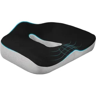Homcom Orthopädisches Sitzkissen Ergonomisches Sitzkissen für Bürostuhl, Auto