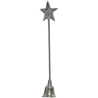 Kerzenlöscher Stern silber Weihnachten Flammenlöscher Dochtlöscher Nostalgie
