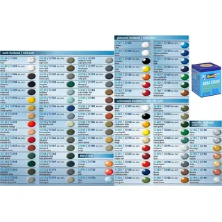 Revell Aqua Color Farben - 10 Töpfchen a 18ml - Farbauswahl per Mail