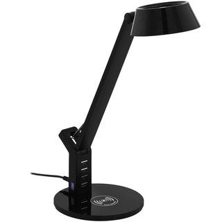 LED-Tischlampe Banderalo CCT dimmbar QI schwarz