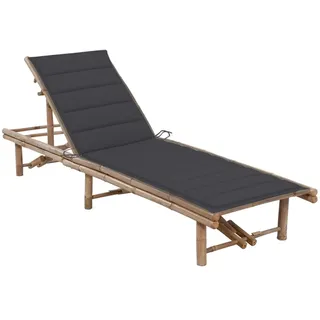 vidaXL Garten-Sonnenliege 200 x 65 x 87 cm Anthrazit
