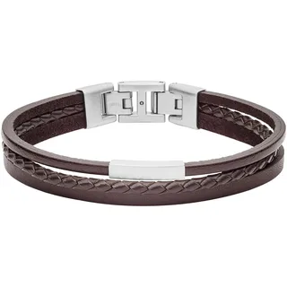 Fossil JF03323040 Armband braun/silber 563390C00 Größe Unisex