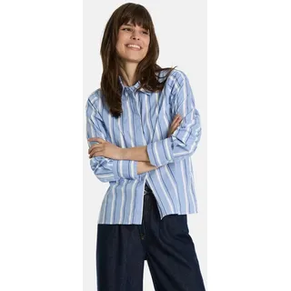 Lieblingsstück Klassische Bluse RadenaL mit Baumwoll-Anteil blau S (36)