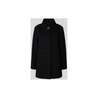 Wollmantel mit Kaschmir-Anteil, Black, 38