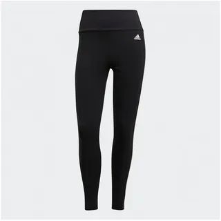 adidas Designed To Move High-Rise 3-Streifen Sport 7/8-Tight Damen Schwarz/Weiß XS
