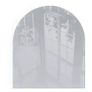 Tulup Glasbodenplatte 80 x 70 x 0,4 cm Grau