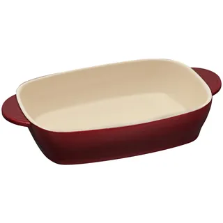 RESTO Auflaufform - Backform - Lasagneform - Brotbackform - Rechteckig aus Keramik, für Brot, Lasagne, Brownie, Kuchen uvm. | (2,4 l - 175x55x274 mm)