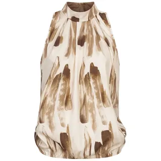 cloud5ive Bluse Abstrakt Print Beige L