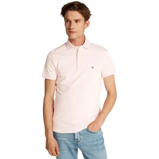Tommy Hilfiger 1985 Collection Stripe Slim Fit Kurzarm-poloshirt Light Pink L