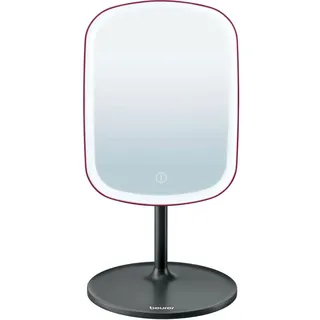 Beurer BS47BF2025 Kosmetikspiegel mit verstellbarem LED-Licht, 1x/5-fache Vergrößerung, drehbar und stabiler Basis für Make-up und Gesichtspflege