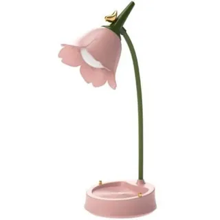Berührungsempfindliche Led-tischleuchte In Blumenform, Nachttischlampe, Usb-anschluss, Dimmbar, Rosa