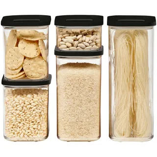 Mepal Modula schwarz 14,8 x 23 x 27,5 cm 1 l 5-teiliges Set