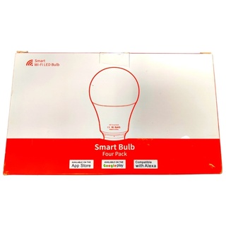 4 Stück SMART Wi-Fi LED Bulb E27 kompatibel mit google und alexa
