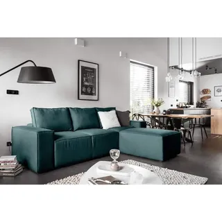 MF Design Rush Recamiere Rechts in Türkis -  (L) 302 x (B) 302 x (H) 95 cm | Gr.: onesize