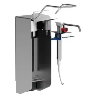 CWS Desinfektionsspender MediLine 718V, kurz, Wandmontage, mit Armhebel, aus Metall, 500ml