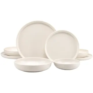 CreaTable Uno Offwhite Geschirrset 8-tlg. weiß