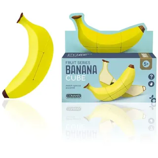 Comansi Banana Würfel, magischer Geschwindigkeitswürfel in Fruchtform, Lernspiel zur Entwicklung von Intelligenz und Geschicklichkeit, Mehrfarbig, 15 x 4 x 8 cm (1)