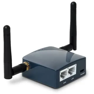GL.iNet GL-AR300M16-Ext Mini Reise-WLAN-Router OpenWrt Ethernet-Anschlüsse | Privater Mini-Reise-WLAN-Router mit OpenWrt, OpenVPN/WireGuard, 2 Ethernet-Ports, USB 2.0, Dual-Antennen, 41g