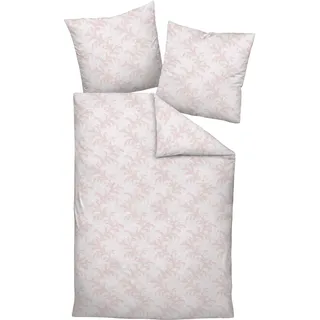 JANINE Carmen S floral Baumwolle Braun 155 x 220 cm + 80 x 80 cm