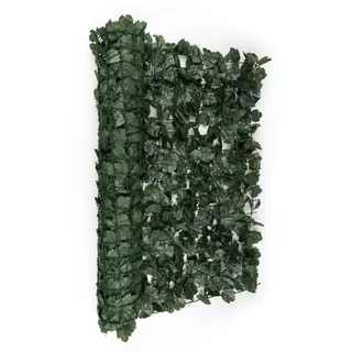 Blumfeldt Fency Dark Ivy Sichtschutzzaun Windschutz 300x150 cm Efeu dunkelgrün
