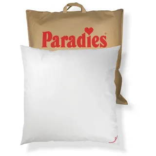 Paradies Kopfkissen Softy Top, Kissen mit Reißverschluss, Füllung: 100% Polyester, Bezug: 100% Baumwolle, Seitenschläfer, Bauchschläfer, Rückenschläfer, Kopfkissen 80 x 80 80 cm x 80 cm