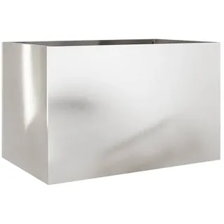 vidaXL Pflanzkübel 62 x 40 x 39 cm Silber